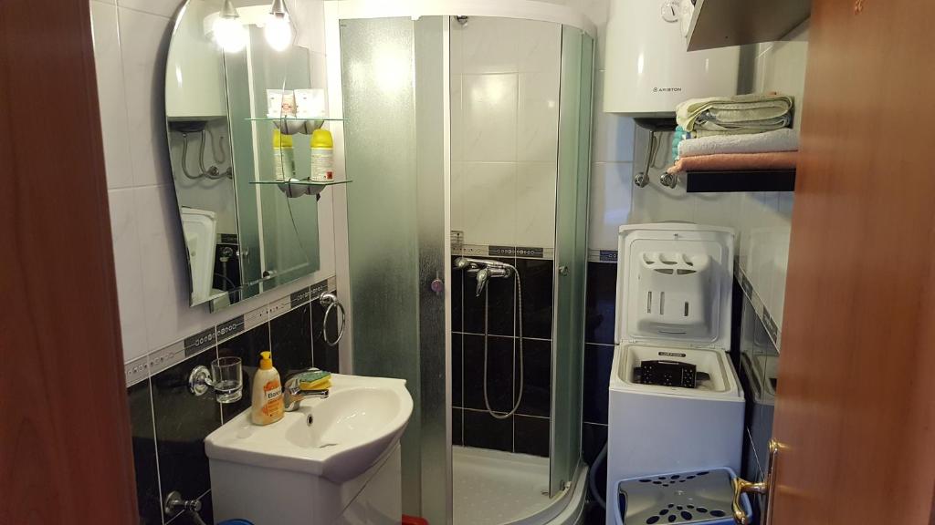 Kúpeľňa v ubytovaní Apartman Tamara