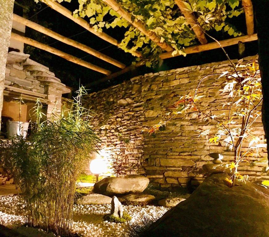 Zahrada ubytování Rustici Maggia