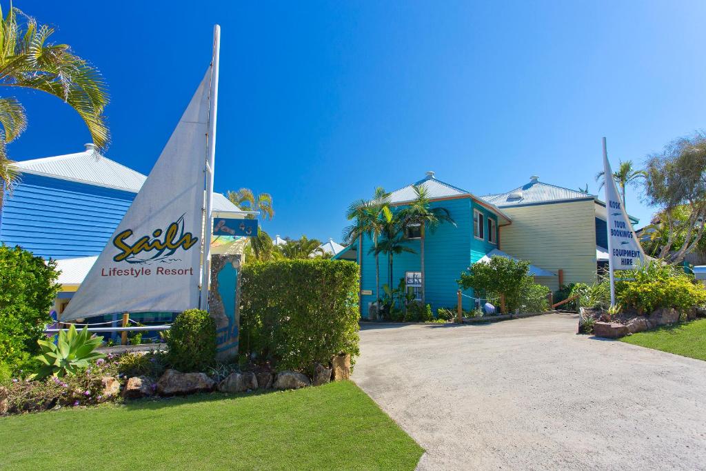 Zahrada ubytování Sails Lifestyle Resort