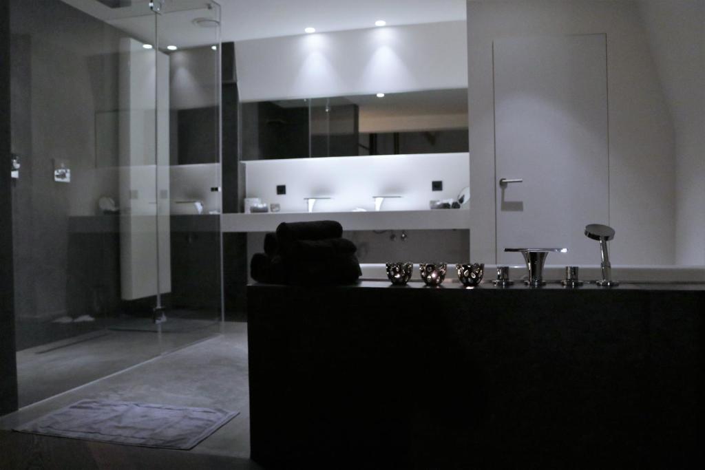 Kuchyň nebo kuchyňský kout v ubytování B&B For 2-Wellness For 2