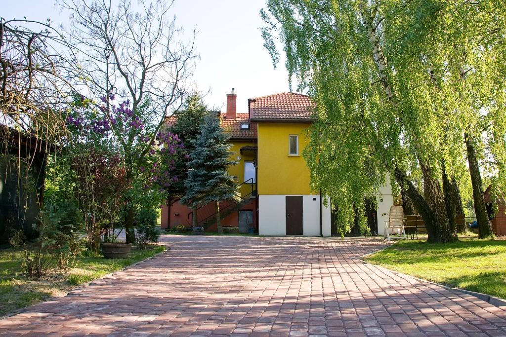 Vonkajšia záhrada v ubytovaní Apisoltysowka