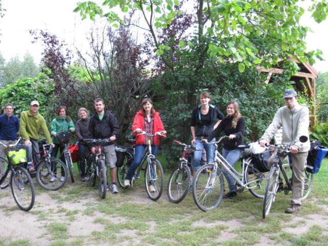 Jazda na bicykli v okolí ubytovania Apisoltysowka