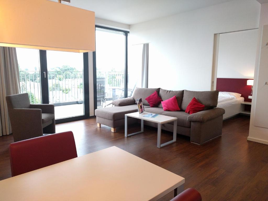 Posezení v ubytování Carat Apartments Grömitz