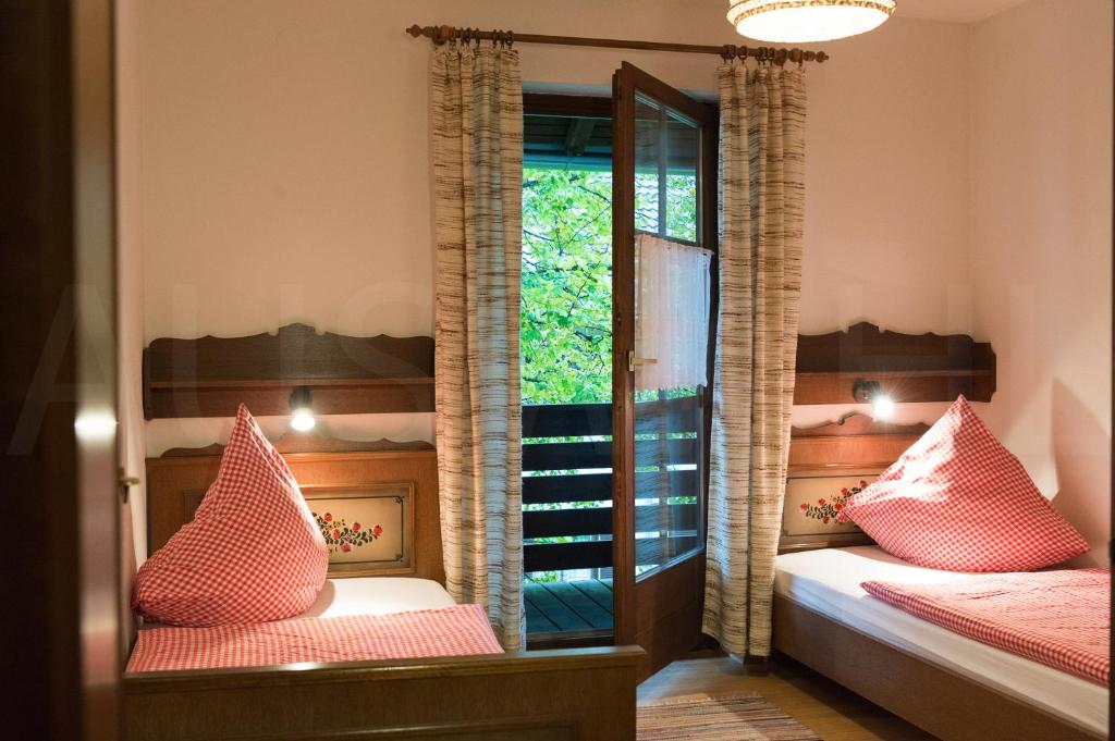 Un ou plusieurs lits dans un hébergement de l'établissement Ferienanlage Bäckerwiese