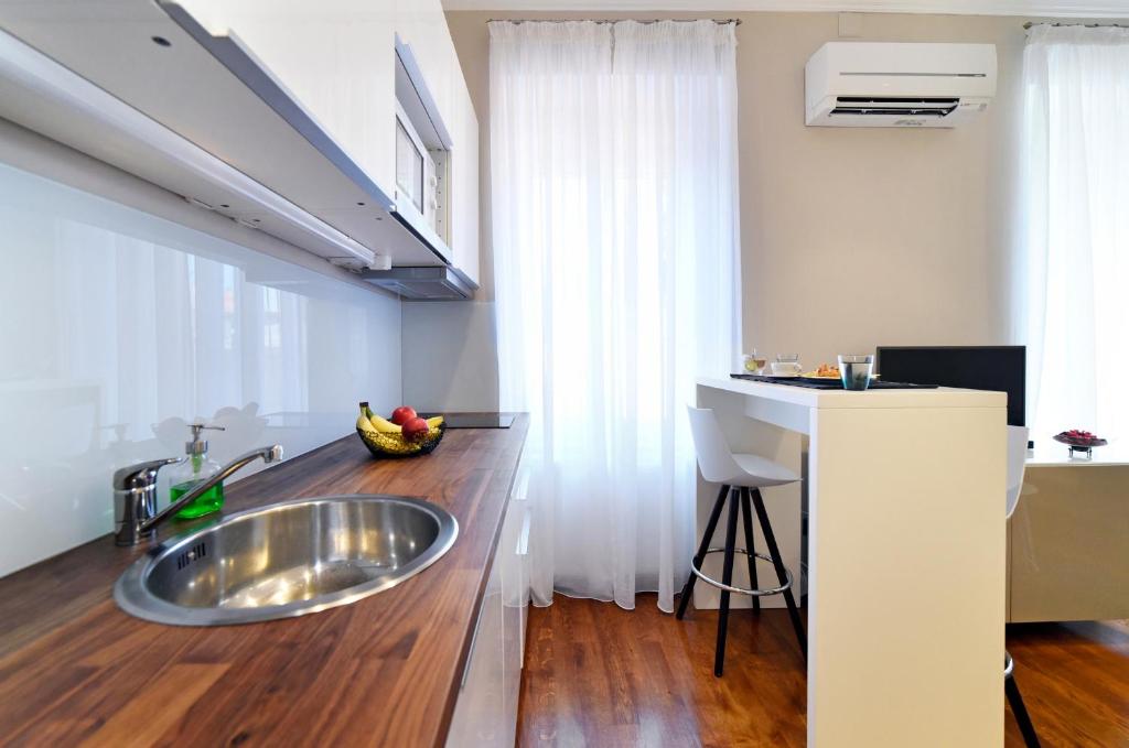 Kuchyňa alebo kuchynka v ubytovaní Markiz Luxury Apartments