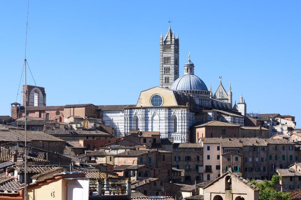 A general view of Siena or a view of the city taken from Az apartmant
