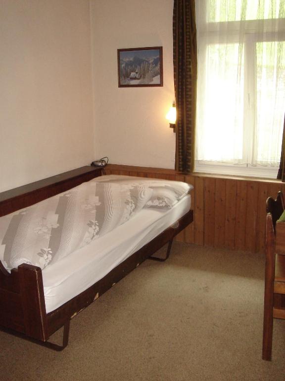 Postel nebo postele na pokoji v ubytování Hotel Eden Sisikon