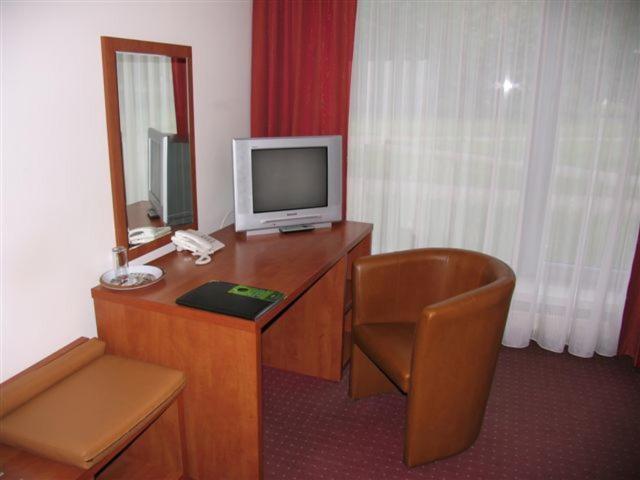 TV a/nebo společenská místnost v ubytování Hotel Ode Self Check-In