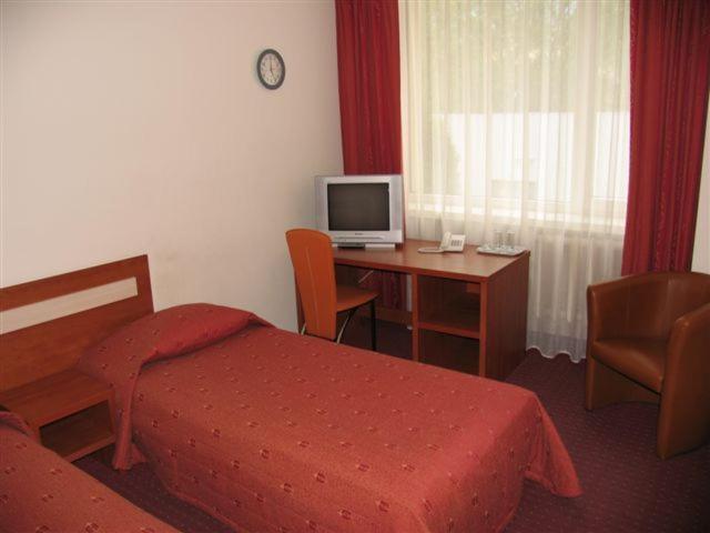 TV a/nebo společenská místnost v ubytování Hotel Ode Self Check-In