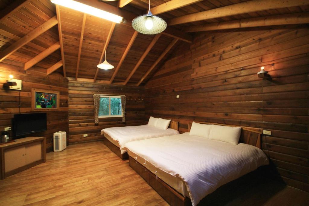 Postel nebo postele na pokoji v ubytování Gemlu