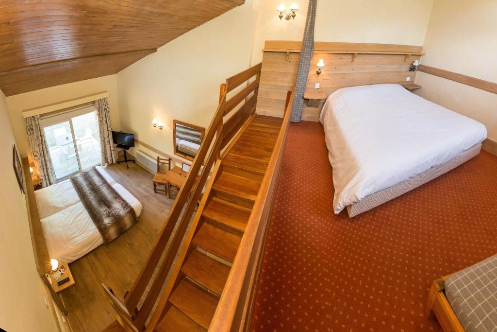Hôtel & Spa Les Bartavelles - デュプレックス ファミリールーム