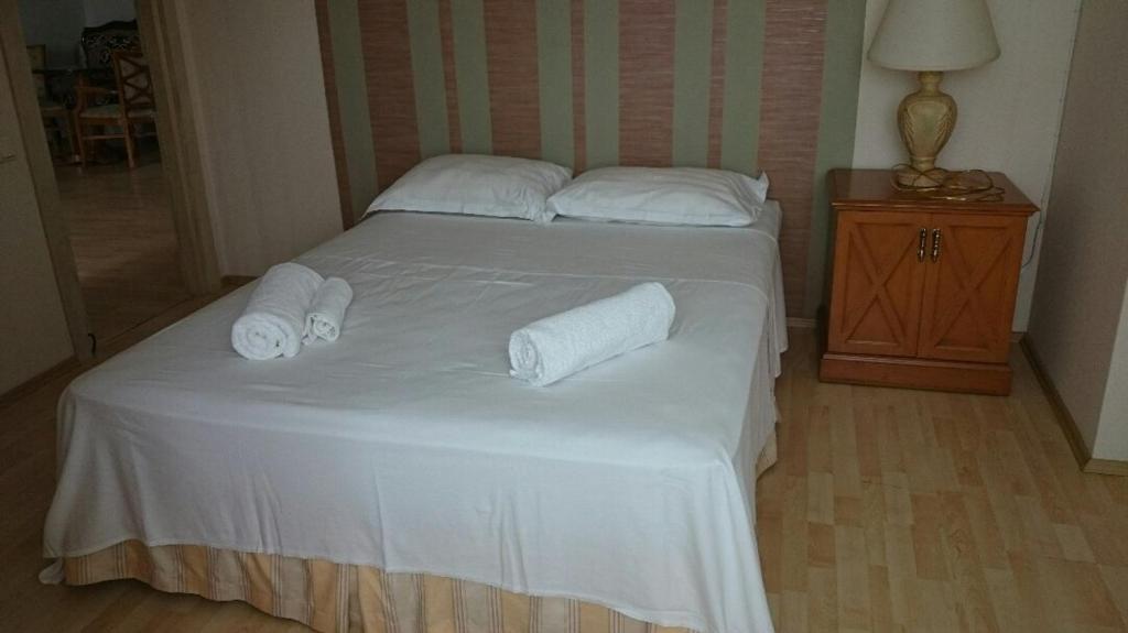 Postel nebo postele na pokoji v ubytování Guesthouse Belgrade