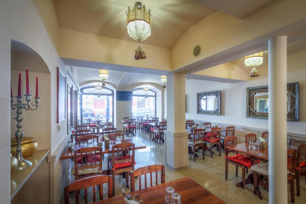Restaurace v ubytování Hotel Mucha