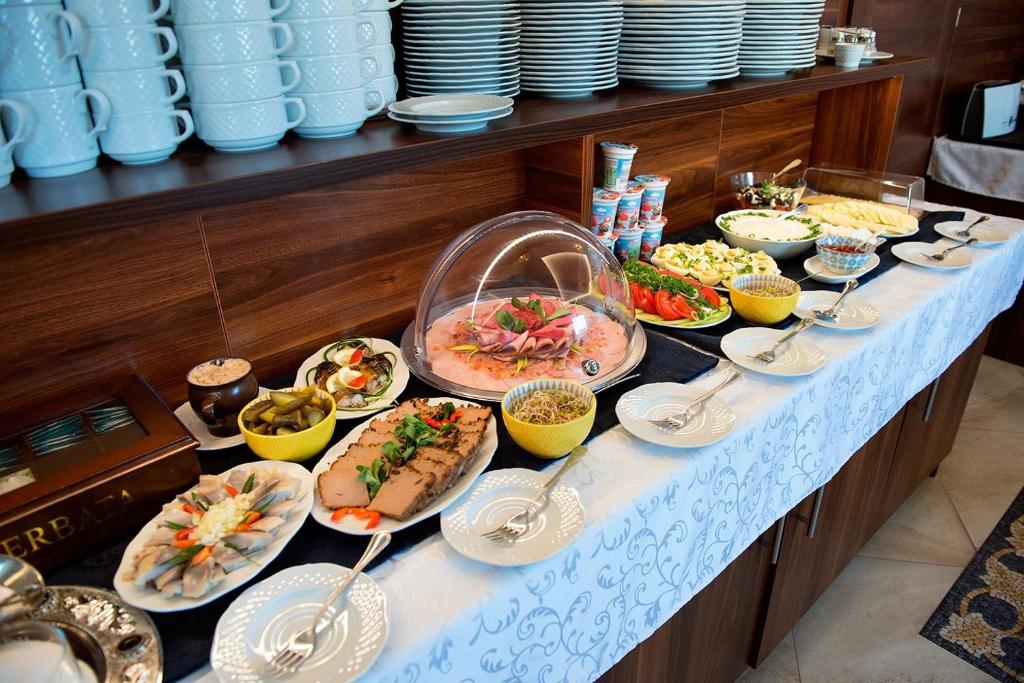 Jedlo v ubytovaní bed & breakfast alebo blízkom okolí