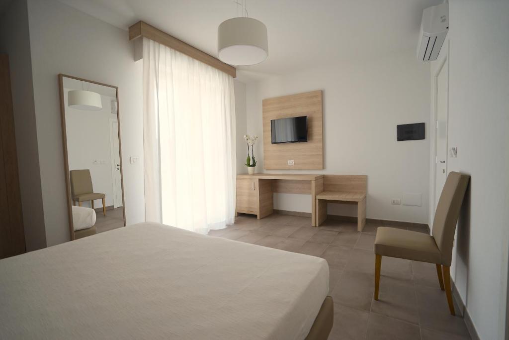 TV a/nebo společenská místnost v ubytování Rooms Angedras