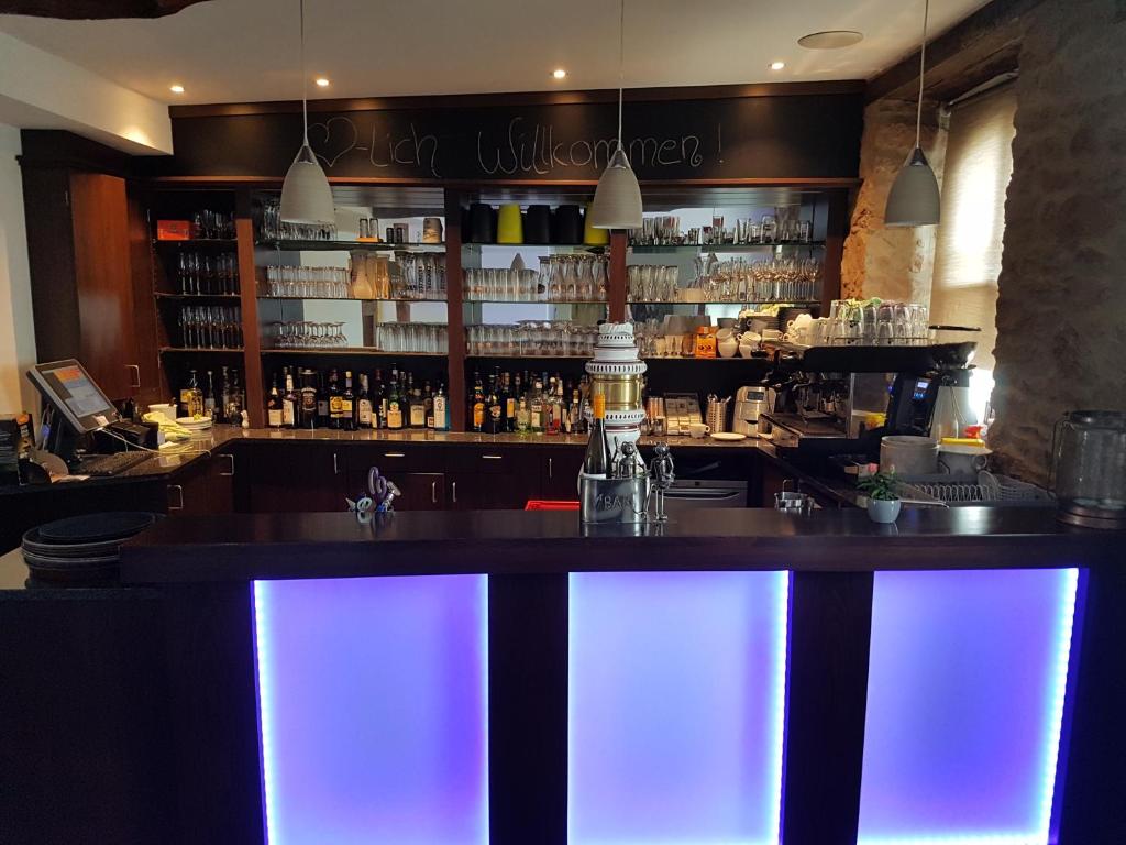 Lounge nebo bar v ubytování Hotel Restaurant Jägerhof