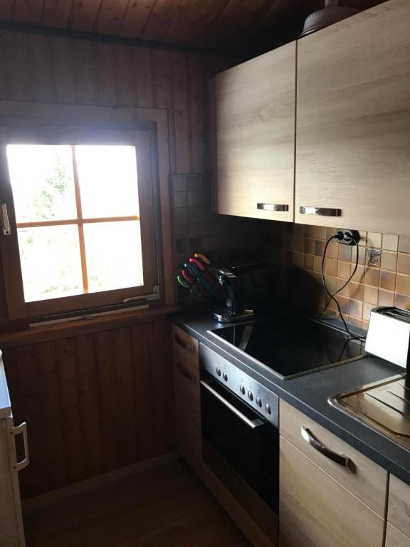 Kuchyň nebo kuchyňský kout v ubytování Ferienhaus Sauerland