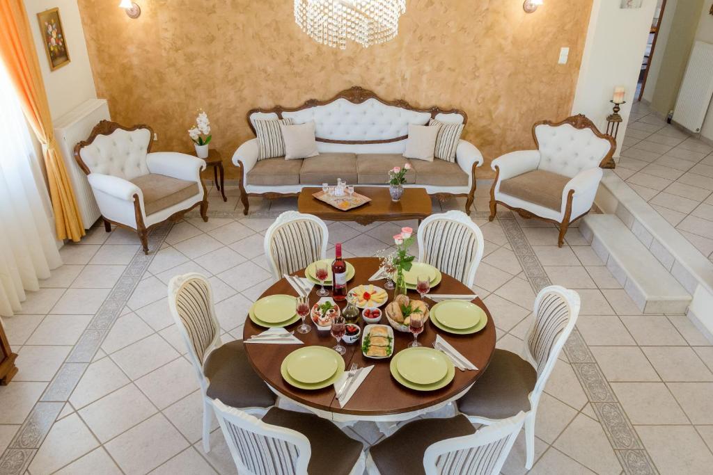 Posedenie v ubytovaní Rose Residence-360º sea view