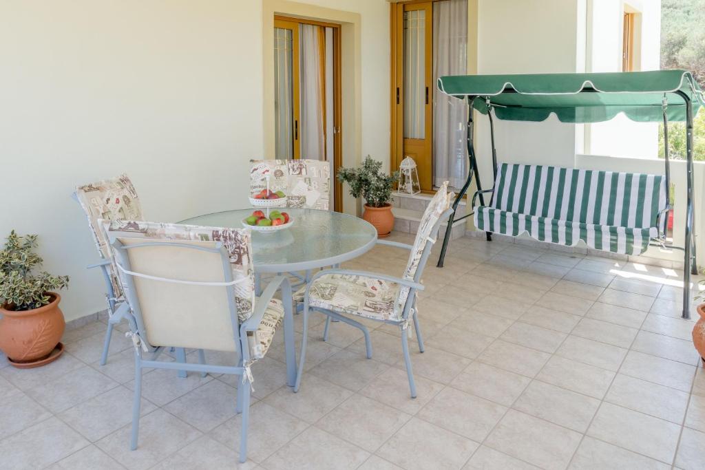 Balkón alebo terasa v ubytovaní Rose Residence-360º sea view