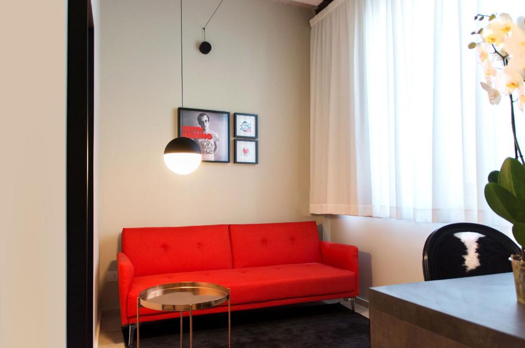 Posezení v ubytování CinqueSuites Ortigia