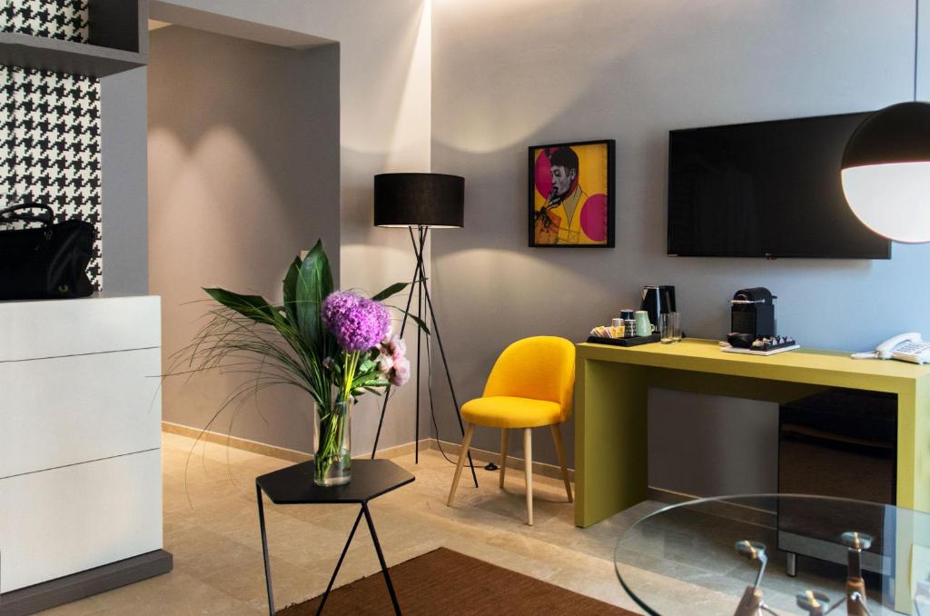 Kuchyň nebo kuchyňský kout v ubytování CinqueSuites Ortigia