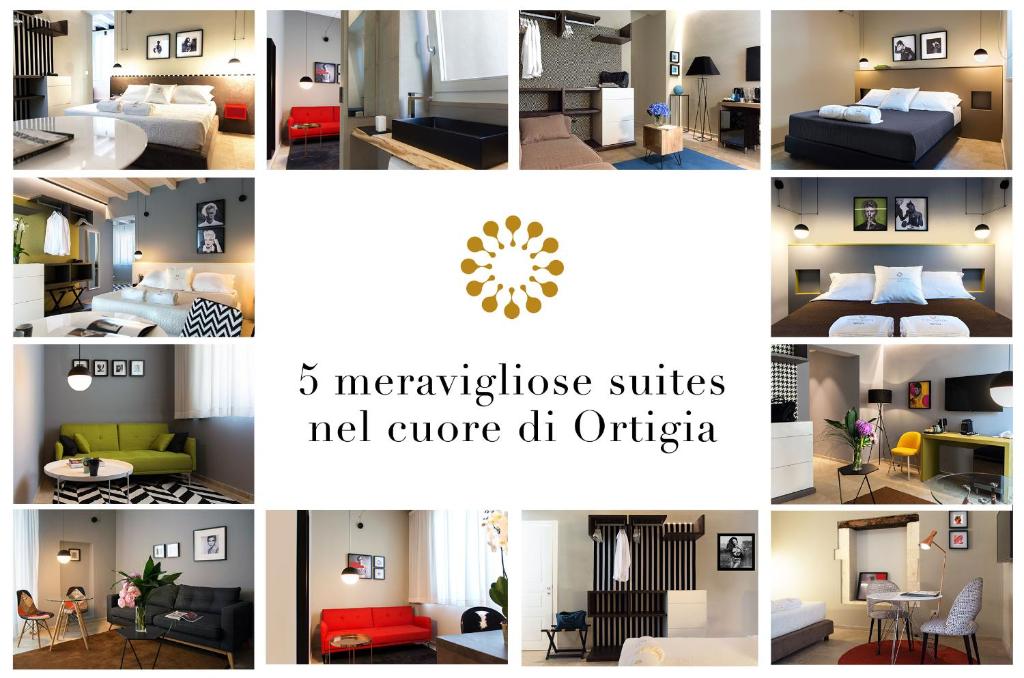 Posezení v ubytování CinqueSuites Ortigia