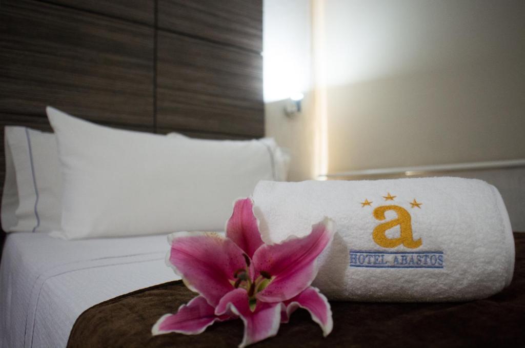 Postel nebo postele na pokoji v ubytování Hotel Expo Abastos