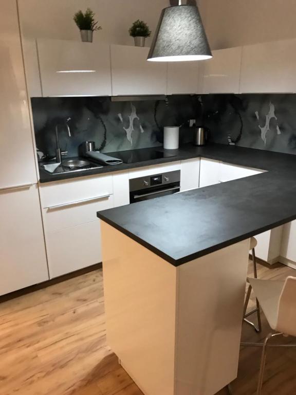 Kuchyňa alebo kuchynka v ubytovaní OMI Apartments