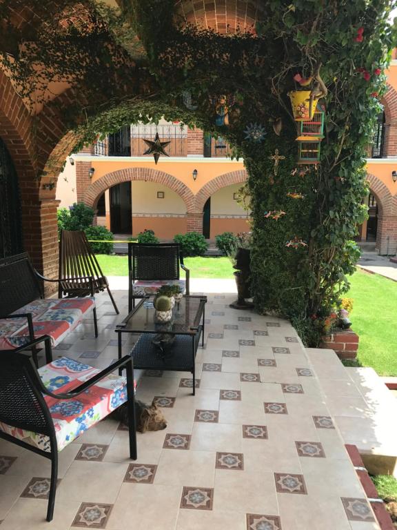 Zahrada ubytování Hotel Real de Huasca
