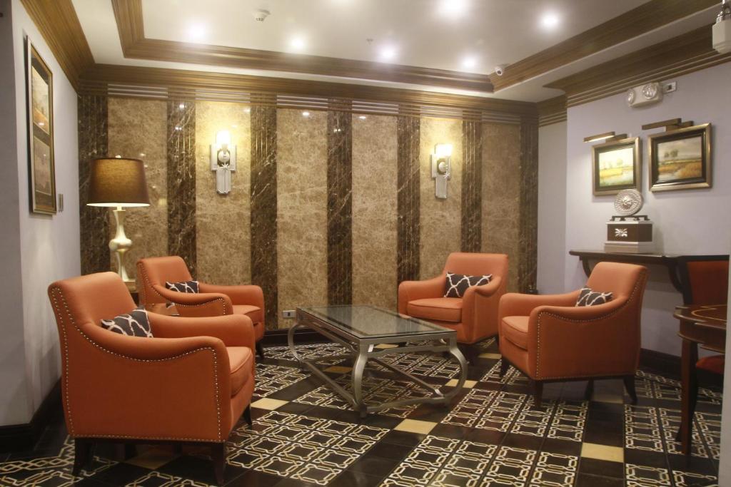 Posezení v ubytování Herald Suites Polaris