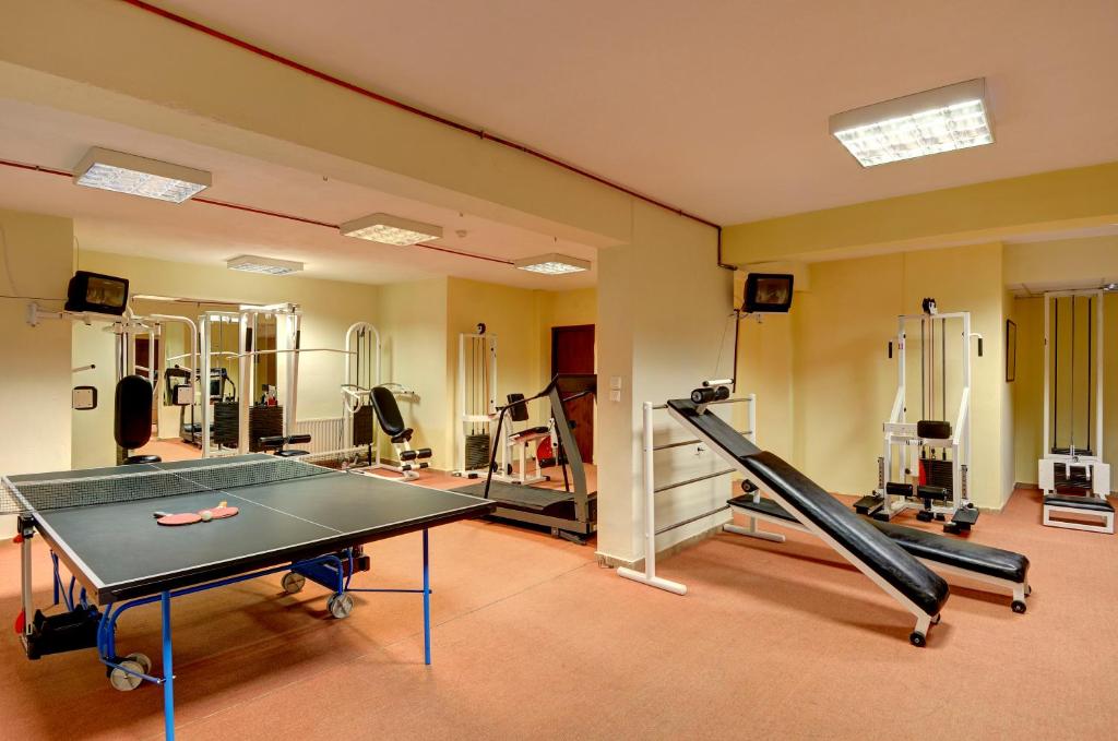 Fitness centrum a/nebo fitness zařízení v ubytování Naiades Hotel Resort & Conference