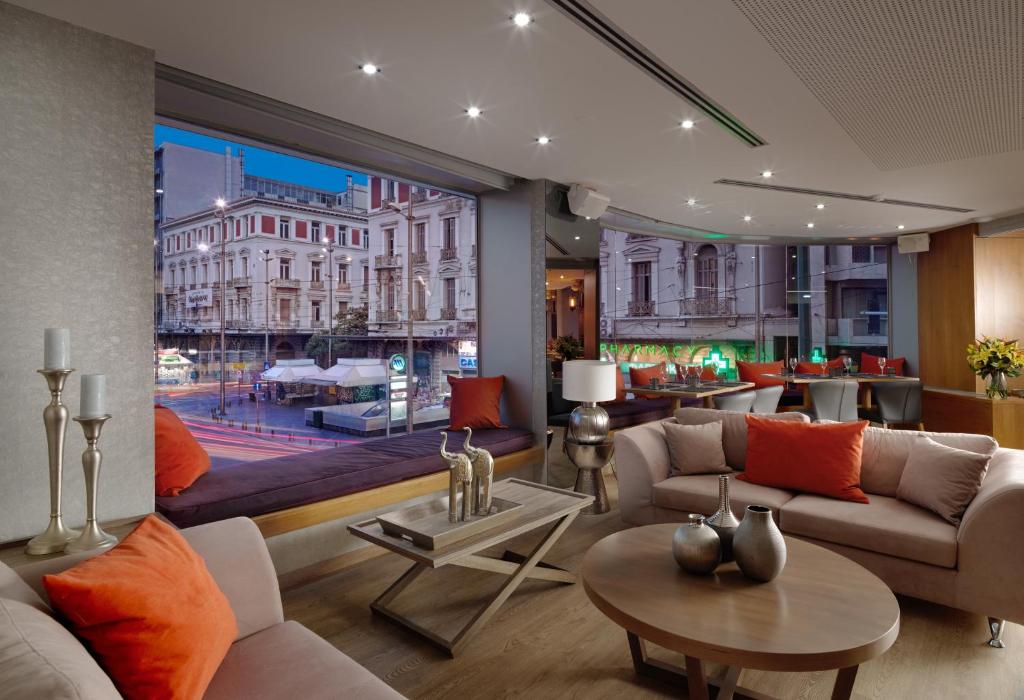 Posezení v ubytování Athens Tiare by Mage Hotels