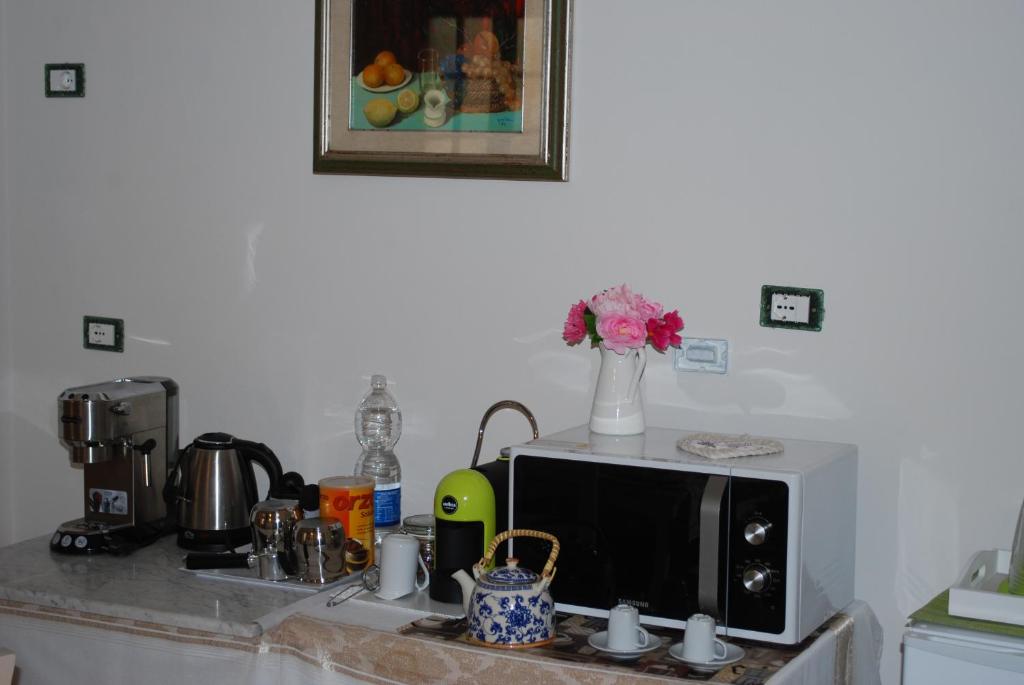 Kuchyň nebo kuchyňský kout v ubytování B&B In Torre