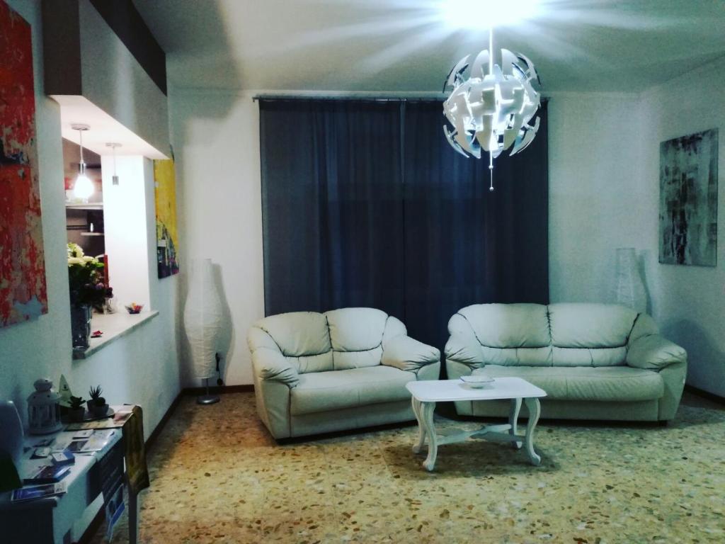 Posezení v ubytování B&B HF Fiorella