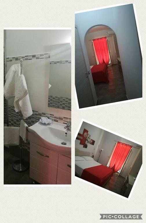 Koupelna v ubytování B&B HF Fiorella