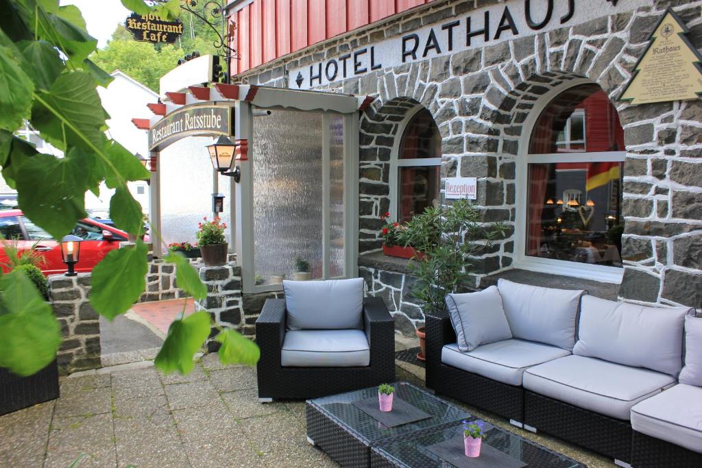 Posezení v ubytování Hotel Rathaus