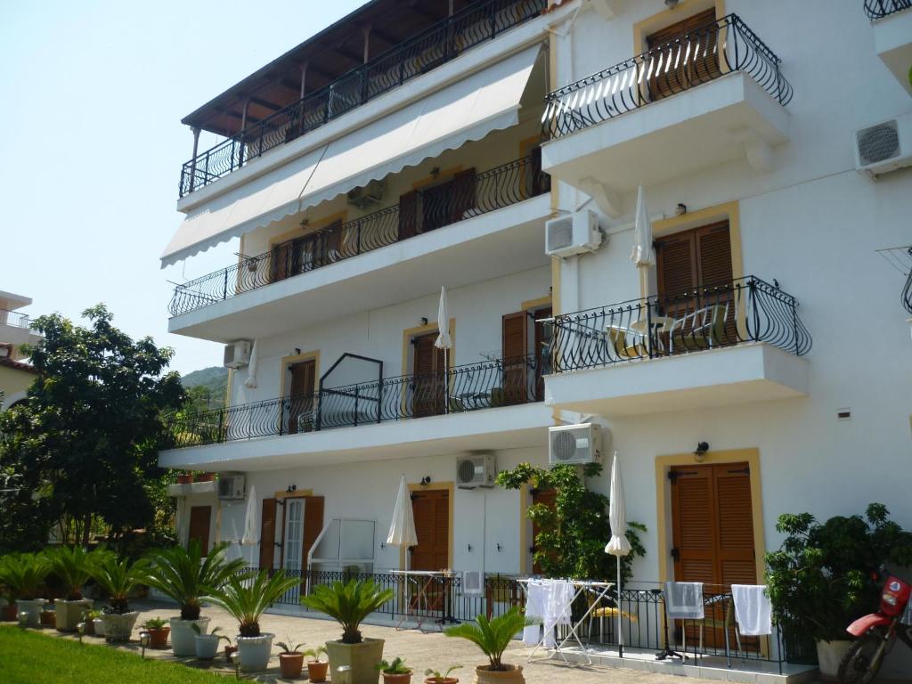 Balkón alebo terasa v ubytovaní Makis Studios & Apartments