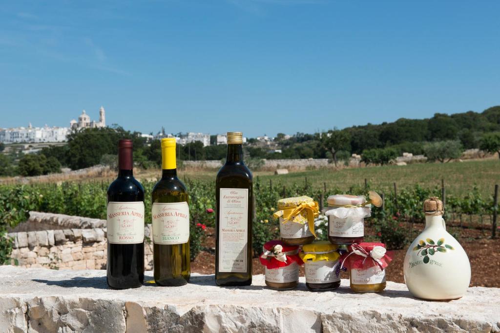 Nápoje v ubytování Agriturismo Masseria Aprile