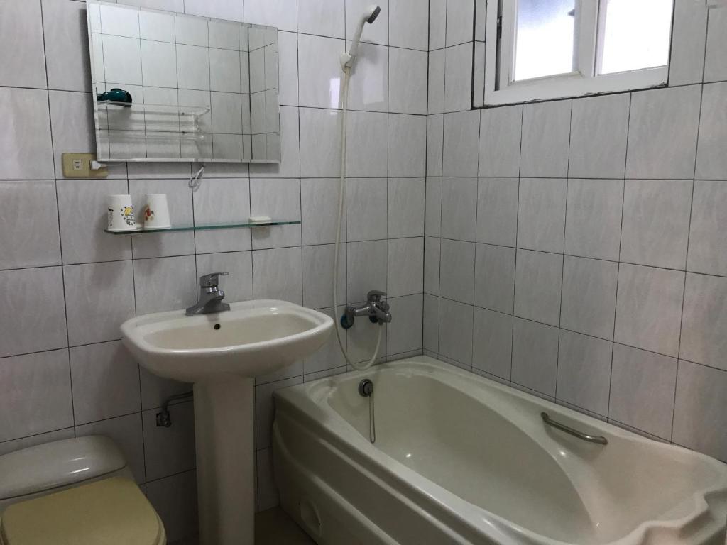 Koupelna v ubytování Jin Zu Cottage