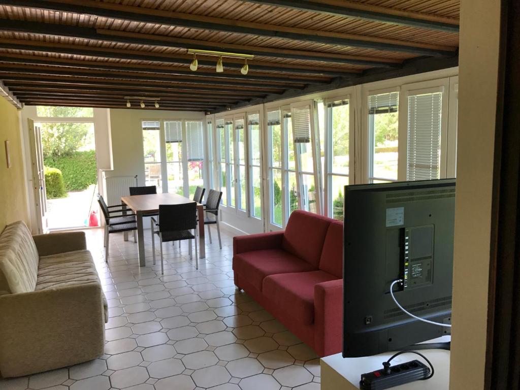 Posezení v ubytování Apartementhaus Helene am Klopeinersee