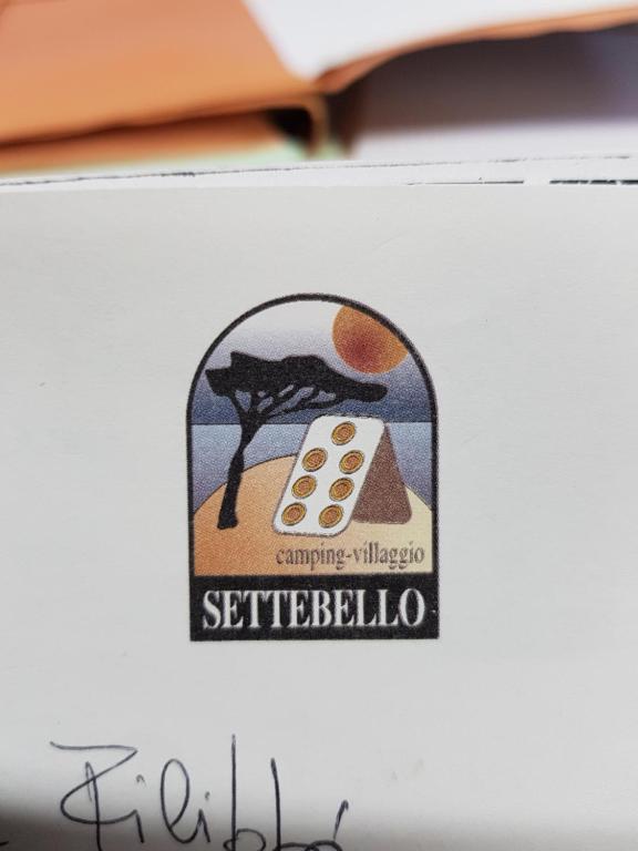 Certificato, attestato, insegna o altro documento esposto da Settebello Village