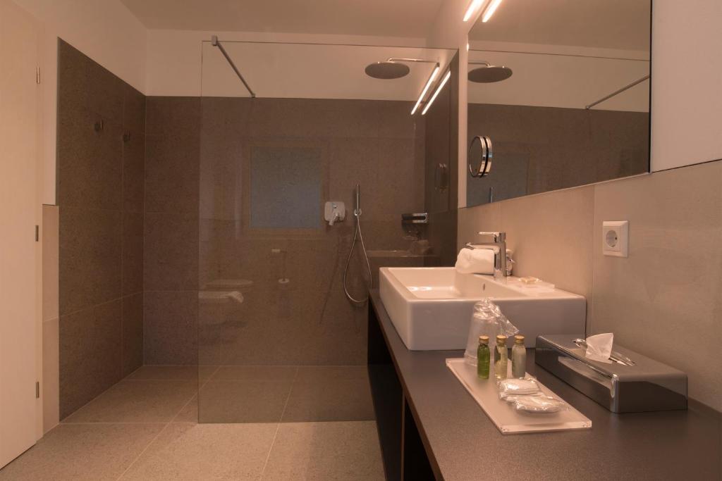 Koupelna v ubytování Apparthotel Calma
