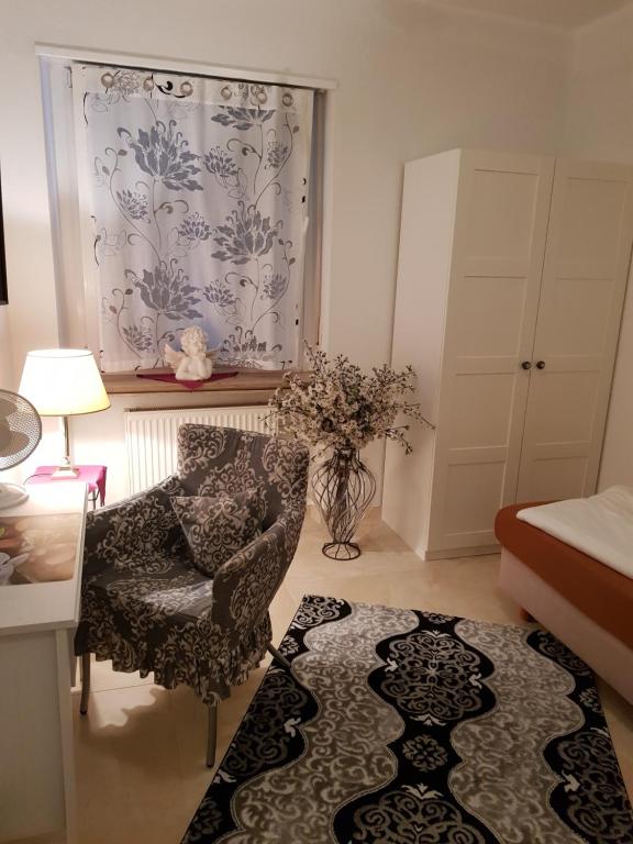 Postel nebo postele na pokoji v ubytování Hotel Schweizer Stubb