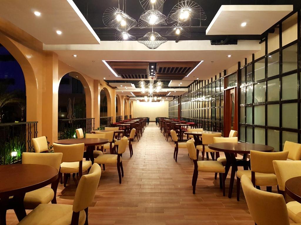 Posezení v ubytování Hotel Oazis