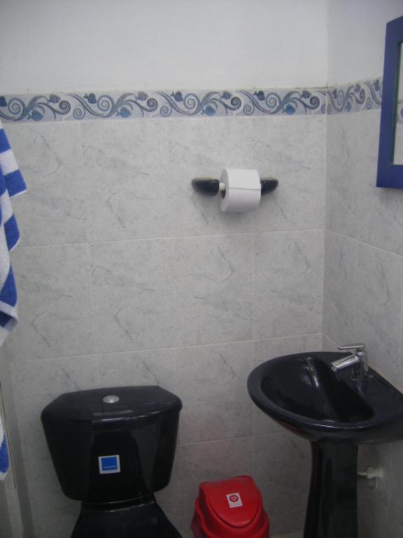 Vannituba majutusasutuses Hostal Palohe Taganga
