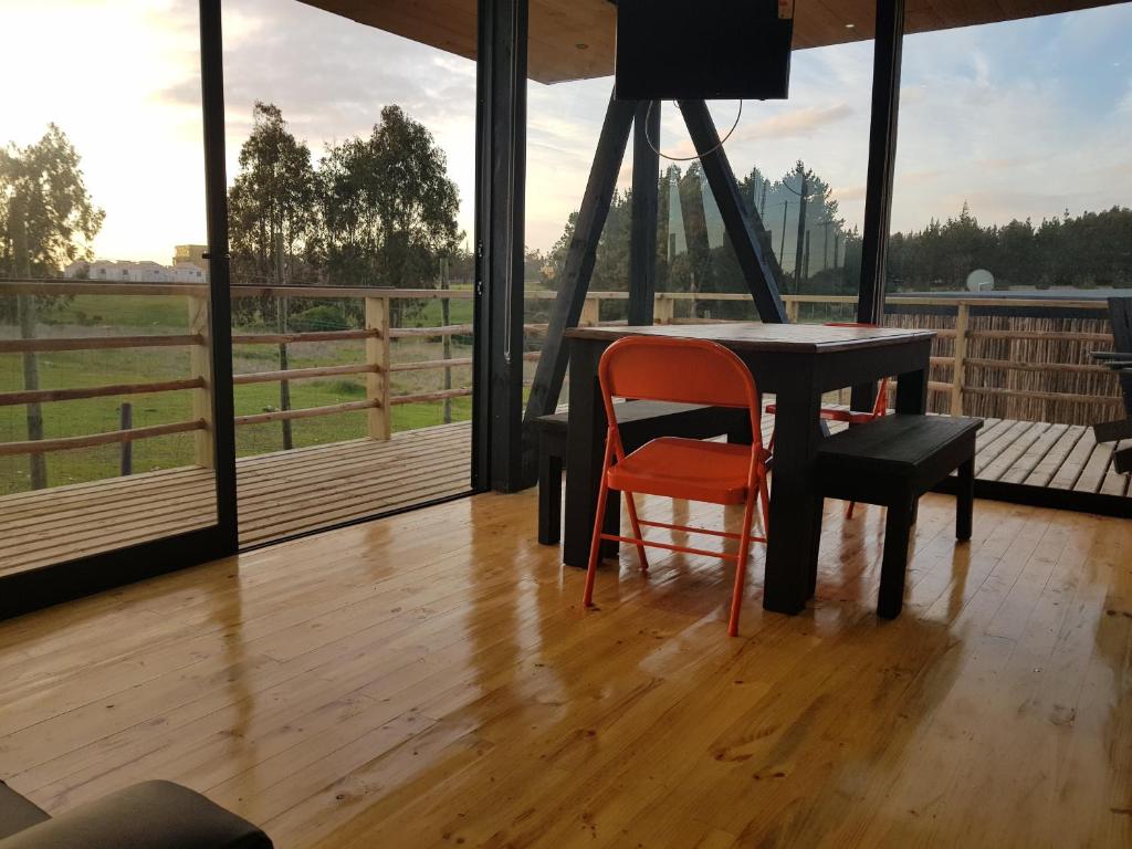 Balkón nebo terasa v ubytování Lodge KARKÚ