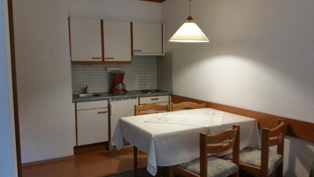 Kuchyň nebo kuchyňský kout v ubytování Landhaus Aggenstein