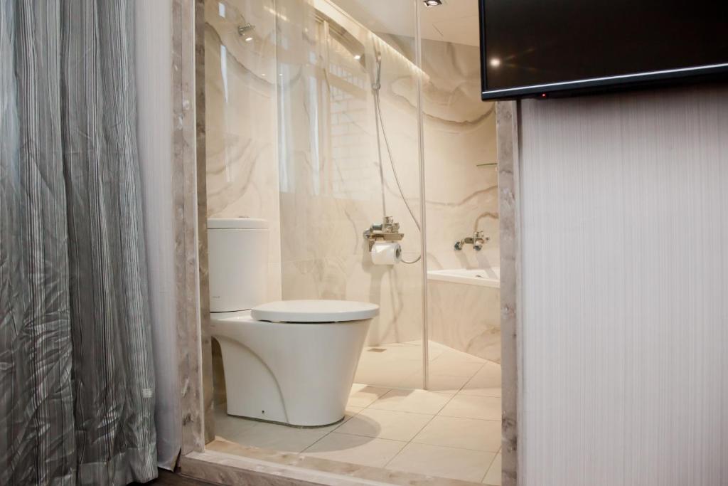 Vannituba majutusasutuses KDM Hotel