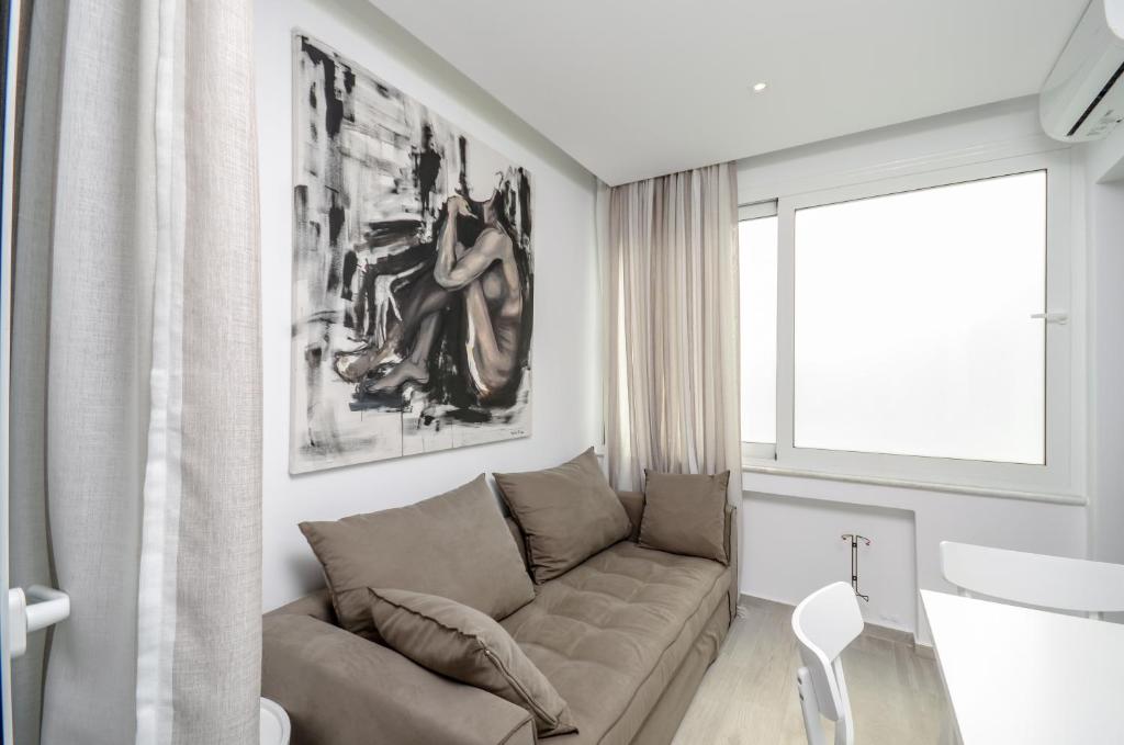 Posezení v ubytování Elegant Apartments