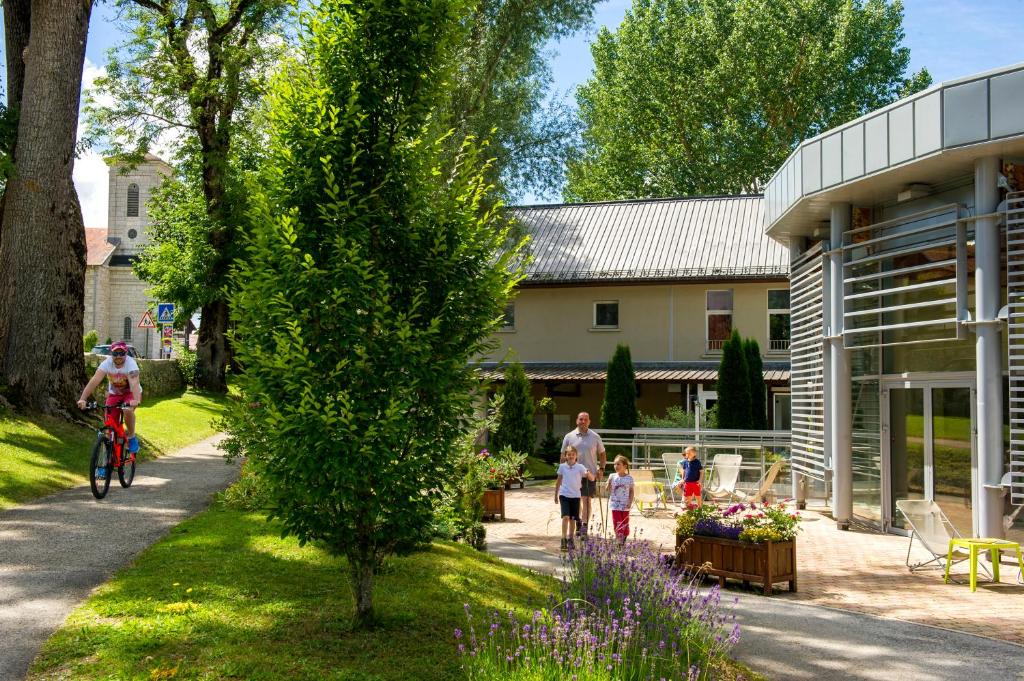 Zahrada ubytování VTF Le Bief Rouge